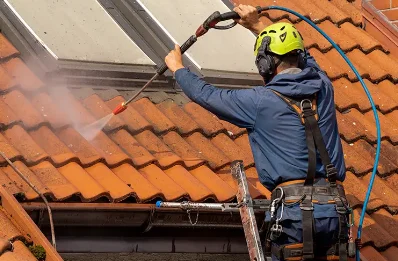 Démoussage et hydrofuge de toiture à la Cellette